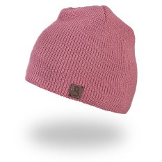 Czapka dziergana UNI Outlast ® - pudrowy róż