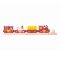 Bigjigs Rail Pociąg Farma + 3 tory