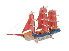 Puzzle 3D en bois Woodcraft Voilier européen