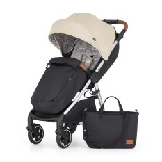 PETITE&MARS Sports stroller Royal2 Silver Sahara Beige