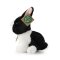 Rappa Plüschkaninchen weiß-schwarz sitzend 16 cm ECO-FRIENDLY