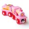 Bigjigs Rail Rosa Lokomotive mit Tender