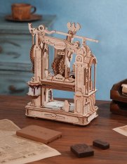 RoboTime Puzzle 3D din lemn, mecanic, Presă de tipar
