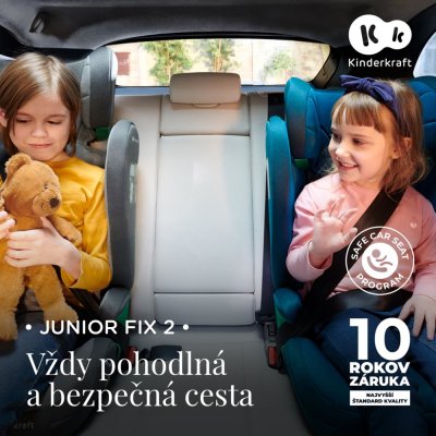 KINDERKRAFT Scaun auto Junior Fix 2 100-150 cm Rocket Grey