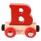 Bigjigs Rail Holzwaggon für Holzeisenbahn - Buchstabe B