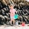 Bigjigs Toys Secchiello da spiaggia rosa scuro
