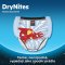 HUGGIES® DryNites Jednorazowe pieluszki dla dziewczynki 8-15 lat (27-57 kg) 9 szt.