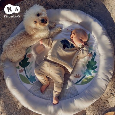 KINDERKRAFT Speelkleed met speelboog Cozyplay Lichtgrijs