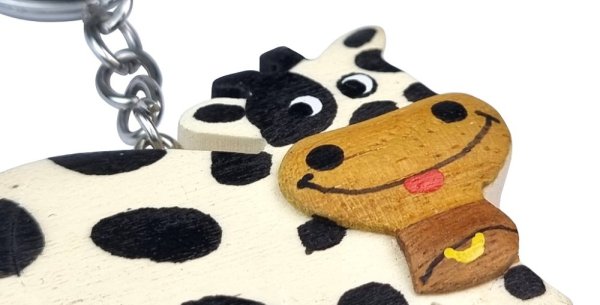 2Kids Toys Holzschlüsselanhänger Große Kuh