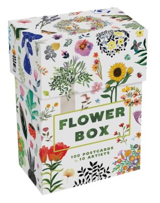 Chronicle Books Kwiatowy box 100 szt. pocztówek