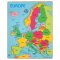 Bigjigs Toys Holzpuzzle Europa Karte 25-teilig