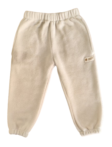 Monkey Mum® Fleece-housut - beige