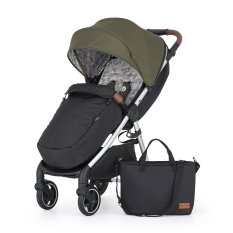 PETITE&MARS Poussette sportive Royal3 Silver Mature Olive