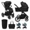 MUUVO Kombikinderwagen Slick 2.0 Set 2in1 Classic black