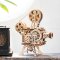 RoboTime Rompecabezas mecánico de madera 3D Proyector de película