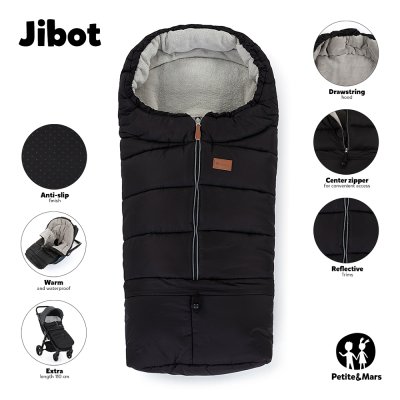 VALCO BABY Kočárek sportovní Sport Trend 4 Black Grey marle + PETITE&MARS fusak Jibot ZDARMA