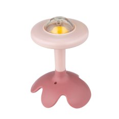 CANPOL BABIES Sensory rattle with pink teether