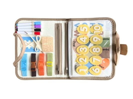 2Kids Toys Senzorična busy knjiga Dinozavri 1