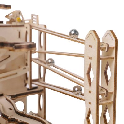 RoboTime 3D Mechanisches Holzpuzzle Kugelbahn Kaskade