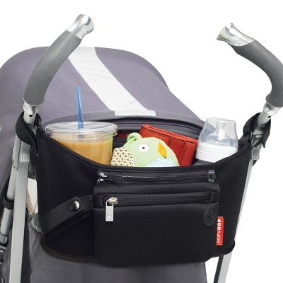 SKIP HOP Organizador de carrinho de bebé 2 em 1 preto