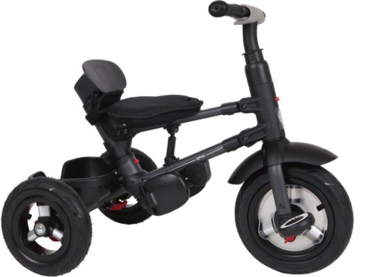 QPLAY Rowerek trójkołowy Rito air gel (Rubber) Blue, wiek 10-72 miesiące