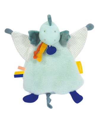 Doudou Darilni set - Plišasta ninica dinozaver zelena 25 cm