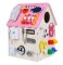 2Kids Toys Activity Board Häuschen Rosa