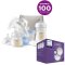 Tiralatte manuale Philips AVENT, set iniziale + 60 coppette assorbilatte usa e getta