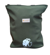 Dětský softshellový batůžek Monkey Mum® - Tmavě zelený