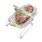 BRIGHT STARTS Chaise longue vibrante avec mélodie Happy Safari 0 m+, jusqu'à 9 kg, 2019