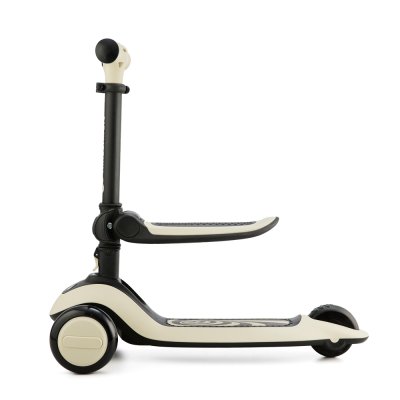 KINDERKRAFT 2in1 Babywippe und Roller Halley Stone weiß
