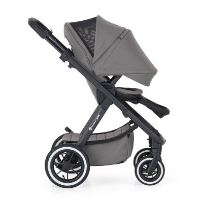 PETITE&MARS Kočárek kombinovaný ICON 2v1 Dove Grey LITE AIR + Core Pro i-Size Black Grey + Báze