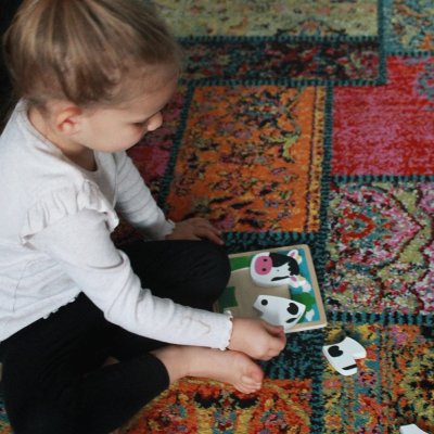 Bigjigs Toys Puzzle ad incastro Mucca