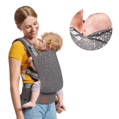 KINDERKRAFT Babytrage Nino Confetti Grey