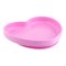 CHICCO Assiette silicone coeur, rose 9m+