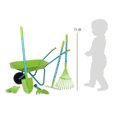 small foot Großes Garten-Set mit Schubkarre