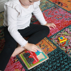 Bigjigs Toys Pussel med tåg