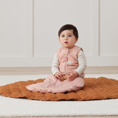 ERGOPOUCH Śpiworek do spania bawełna organiczna Jersey Daisies 3-12 m, 6-10 kg, 2,5 tog
