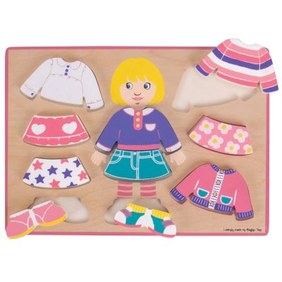 Bigjigs Baby Aankleedpuzzel Meisje