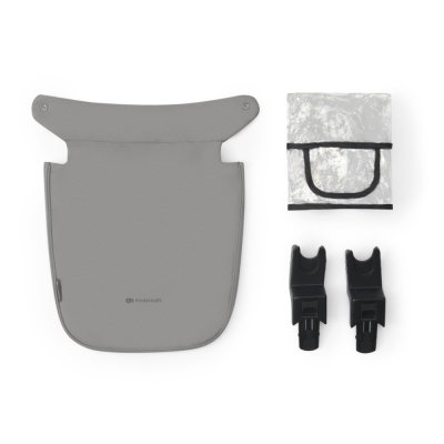 KINDERKRAFT Kinderwagen kombiniert 3 in 1 Newly Moonlight Grey + Mink PRO