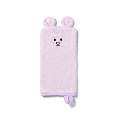 BABYONO Gant de toilette en bambou - rose 25x12 cm