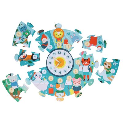 Petit Collage Puzzle da Pavimento Orario Illustrato