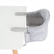 Cestovní jídelní židlička Monkey Mum® - šedá