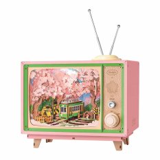 RoboTime 3D wooden music box puzzle Sakura Forest Ride