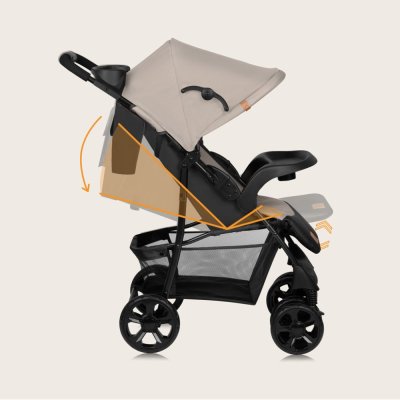 LIONELO Stroller Emma Plus Beige Latte
