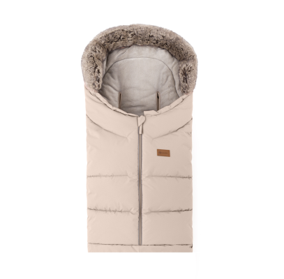 PETITE&MARS Set zimní fusak Arctic 4v1 + rukavice na kočárek Furry Rose Petal
