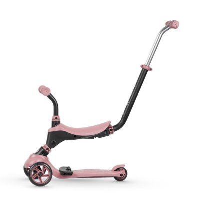 QPLAY Hulajnoga/jezdzik Sema 5w1 Pink, wiek 1-6 lat, do 50 kg