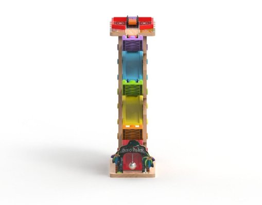 2Kids Toys Große Rennbahn 6 Rampen