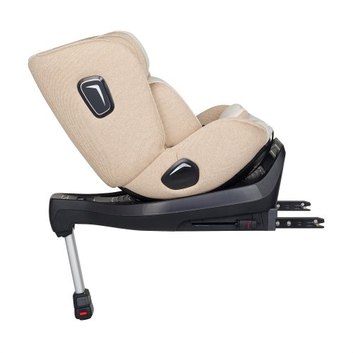 PETITE&MARS Cadeira auto Reversal Pro i-Size 360° Castanho Caramelo 40-105 cm + Espelho Oly Cinzento 0m+