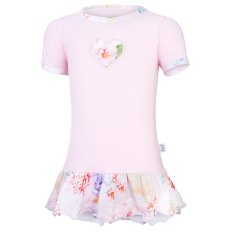 Túnica fina Outlast® - rosa bebé/flores rosa claro